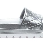 J/SLIDES NYC J/Slides STUD Silver EVA Platform Sandals Photo 1