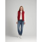 American Eagle Outfitters Womens Puffer Vest Size S/P Red Quilted Full Zip Photo 1