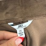 Juicy Couture Juicy By  Brown Velour Track Pants - Size 2x Photo 2
