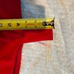 Catherines  1X Red cold shoulder dress 18/20W Bell Sleeve Cocktail party stretch Photo 13