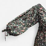 Cara Cara Black Floral Ruffled Dress Size XS Photo 2