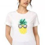 Kate Spade Pineapple Tee Medium 100% Cotton Photo 0