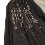 Karen Kane  Top Black Diamond Draped Tunic top S NWT Photo 3