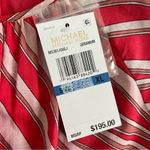 Michael Kors NWT Zebra Print Cotton Lawn Cutout Pink Long Sleeve Mini Dress Photo 9