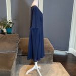 Women’s Blue Short Sleeve V Photo 2