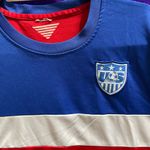 USA bombpop crop top women's soccer jersey size XL Blue Photo 2