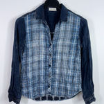 Bella Dahl  plaid button down shirt size medium Photo 0