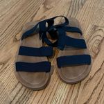 Cushionare Cushionaire indigo black stretch sandal size 9.5 Photo 1