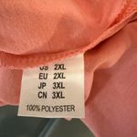 None Oversized V-neck Tee Short sleeves pink salmon Women’s size XXL Photo 5