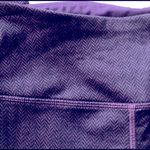 Mondetta Plum and Black Herringbone Leggings Photo 8