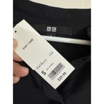 Uniqlo NWT  Top Shirt Women Black Boxy Flowy Career‎ Hi Lo Hem Tunic S OLDSTOCK Photo 1