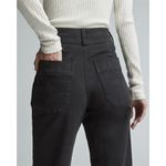 Everlane  The Organic Straight-Leg Pant in Black 2 NWT Photo 3