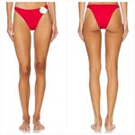 l*space Leilani Mid-Rise Bitsy Bottom in Lipstick Red & Cream Photo 1