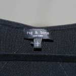 Rag and Bone  Asher Midi Dress Black Size Large Photo 10