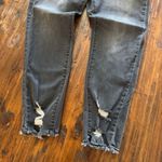 KanCan 1XL Skinny Jeans Light Black Faded Wash Distressed Raw Hem Stretch Denim Gray Size undefined Photo 2