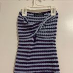 Amazon Blue And Purple Striped Tube Top Photo 1