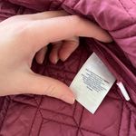 Lands' End Lands’ End Maroon Quilted Jacket Size 3X Photo 7