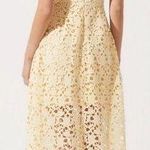 ASTR  The Label Lace Midi Dress in cream size medium Photo 1