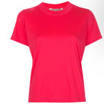 JUNYA WATANABE COMME des GARCONS Pink Mock Neck T Shirt Size S Red Photo 0