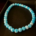 Elegant Blue Beaded Necklace
Real stone Photo 0