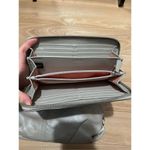 Coach medium hobo style bag gray leather with matching wallet Photo 1