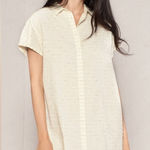 Outerknown NEW  Natural Bee Organic Cotton Shirt Dress Small Relaxed Photo 0