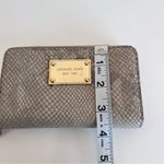 Michael Kors Snake Embossed Zip Around Wallet Wristlet Photo 4