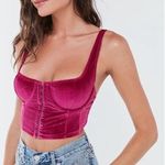 Urban Outfitters Velvet Crop Top Photo 0