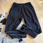 Athleta  Colorblocked Brooklyn Jogger Pants Black White Stripe Size 2 Petite‎ Photo 6