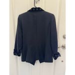 Cache American Vintage Black blazer Velvet snowflake collar & cuffs medium Photo 12