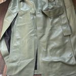 ECO LEATHER SLITS AROUND SKIRT Size 4 Photo 2