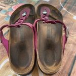 Birkenstock  Women's Braided Sandals - Burgundy Photo 1