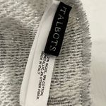 Talbots  Scarf Metallic Gray Silver Snowflakes Wool Blend 70" x 20" Photo 8