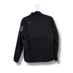 FIGS  Black Fleece Jacket with Embroidery Women's Size Medium Photo 1