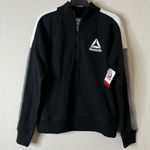 Reebok Color Block Fleece Turtleneck Sweatshirt, Half Zip Photo 4