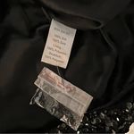 Parker  BLACK Serena Dress‎ Black Silk Sequins Mini Dress Size 4 Photo 8