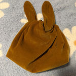 Vintage Y2K Boho Merit Beauty Signature Corduroy Makeup Bag Brown Photo 0