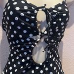 Old Navy New Black White Polka Dot One Piece Swimsuit Size Small NWOT Photo 4