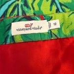 Vineyard Vines Skirt Size 12 Silk Blend Mini Pencil Womens Banana Leaf Print Photo 8