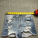 Aeropostale  Aero Cheeky Short Distressed‎ Blue size 4 Photo 5