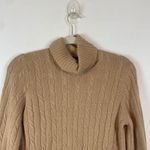 J.Crew Cable Knit Turtleneck Sweater M Merino Wool Angora Rabbit Hair Cashmere Photo 1