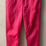 Charlotte Russe Refuge Pink 3-Buttoned High Waisted Skinny Jeans Size 6 EUC Photo 0