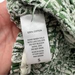 By Together Green White Eyelet Crochet Lace Wrap Twist Bandaeu Crop Top  Small Boho Photo 3