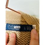 Ralph Lauren POLO  Brown Linen Knit Button Front Cardigan Sweater Size Large Photo 8