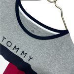 Tommy Hilfiger Vintage 90’s/Y2K Logo Gray T-Shirt Dress Large Photo 9