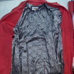 Talbots  Red Trench Coat‎ Women's Double Breasted Belted Lightweight Jacket 12 Photo 6