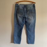 Max jeans  Mid Rise Crop White Polka Dots Photo 5