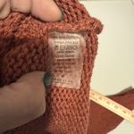 Peruvian Connection Rust Orange Weston Pullover Sweater Pima Cotton Size L Photo 4