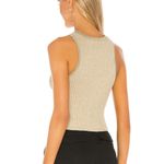 superdown Sonya Rib Sweater Tank in Gold Photo 1