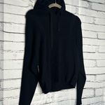 Cyrus Black Fleece Pullover Hoodie S Cozy Loungewear Soft Casual Top Knit Y2K Photo 0